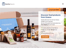 Tablet Screenshot of monthlyflavors.com